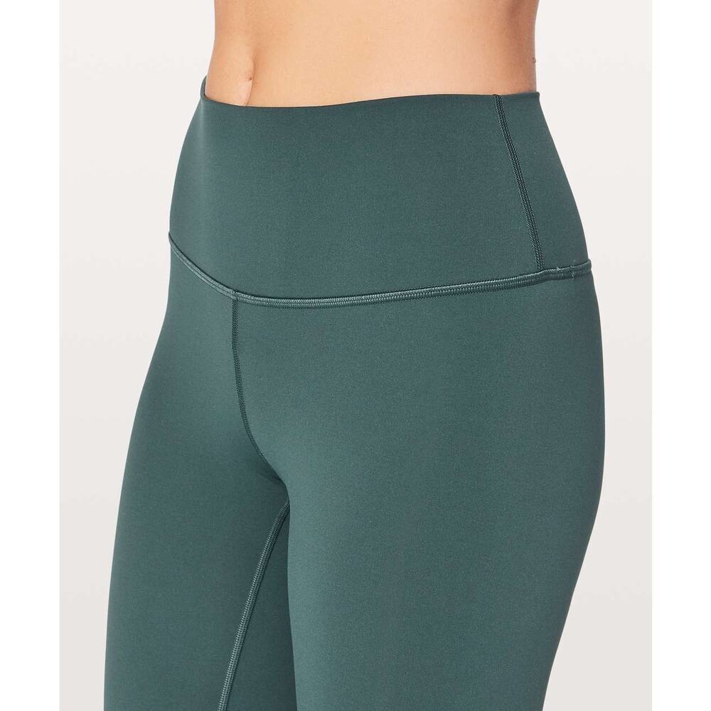 Lululemon Wunder Under Hi-Rise 1/2 Tight 17" Teal Shadow - Size: 10 - Picture 8 of 8